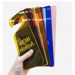TMJ PP-539 Cu ecran acrilic personalizat brand de lux magazin de îmbrăcăminte decorare preţul etichetei panouri publicitare suport creativ